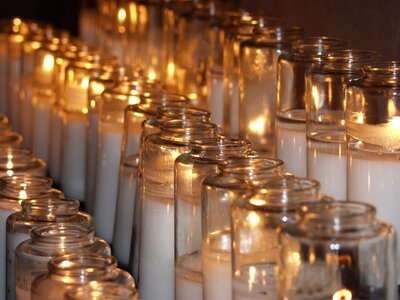 Christianity brown candle brown candles