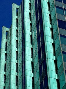 High rise office building facade facades photo