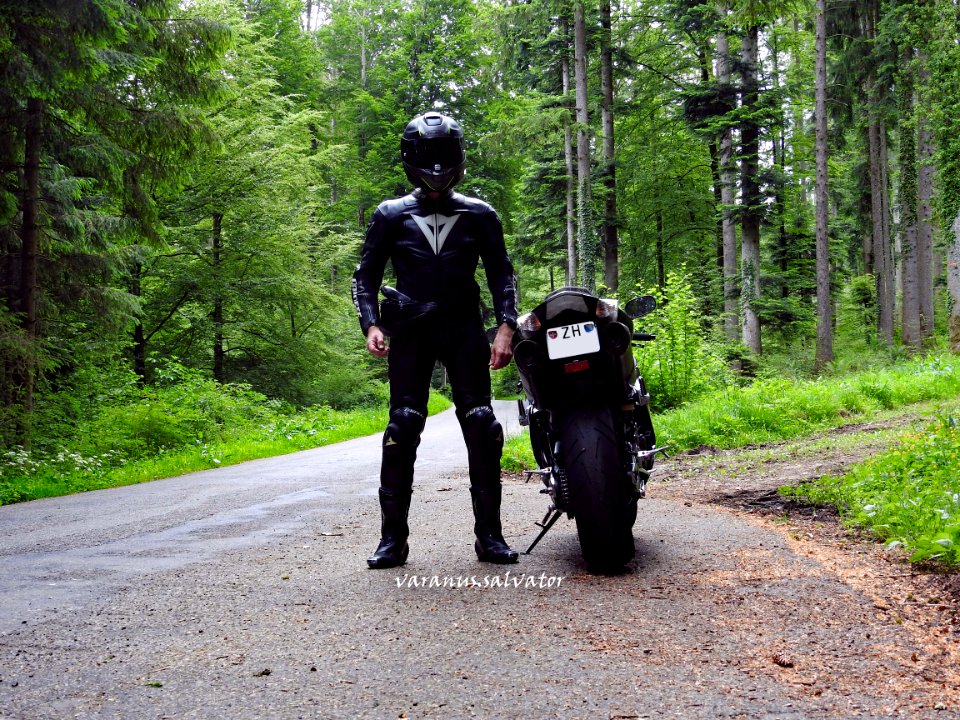 Summer 2018: a rainy day, but I went for a ride.