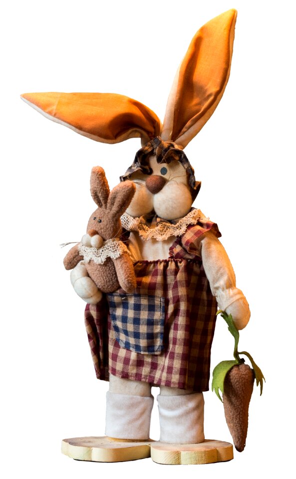 Easter bunny figure easter