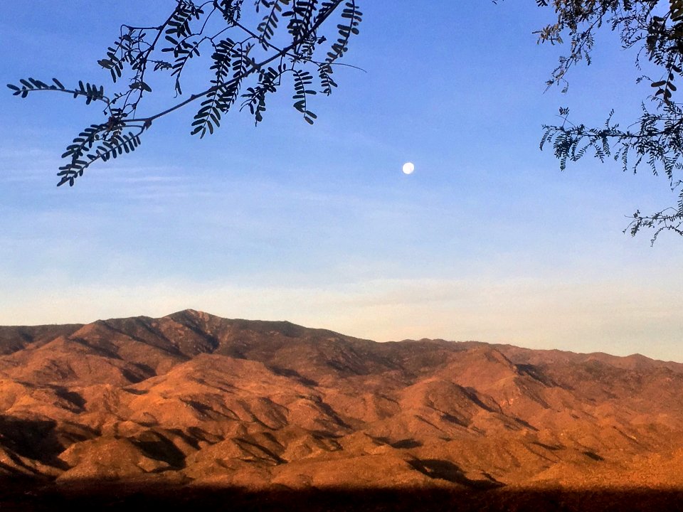 Moon Over Bradshaw Mountains