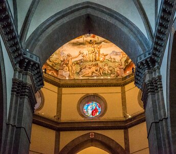 Stained glass europe architecture photo