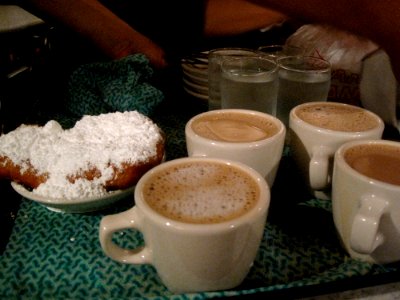 Midnight at Cafe du Monde