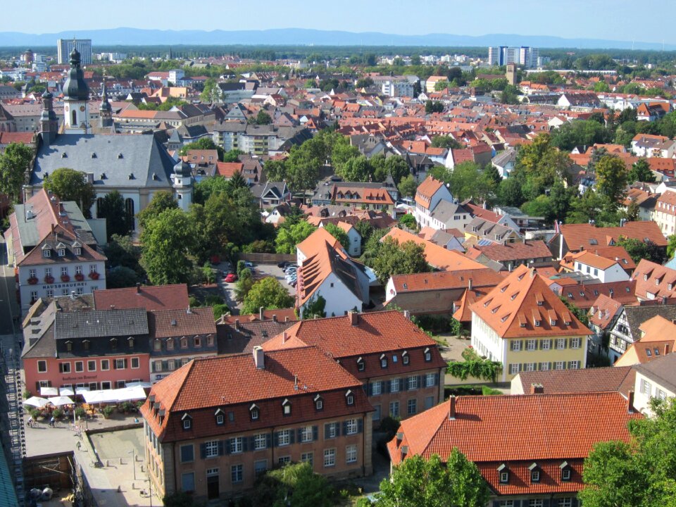 Panorama roofs buildings