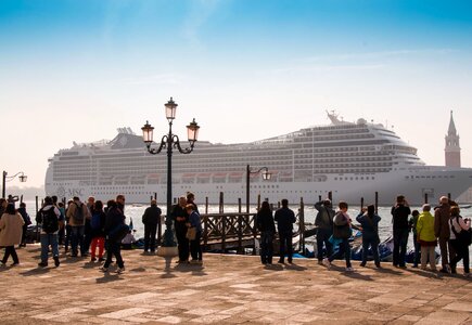Ship port sky