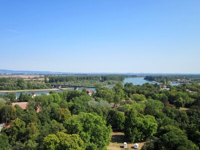 View panorama rhine