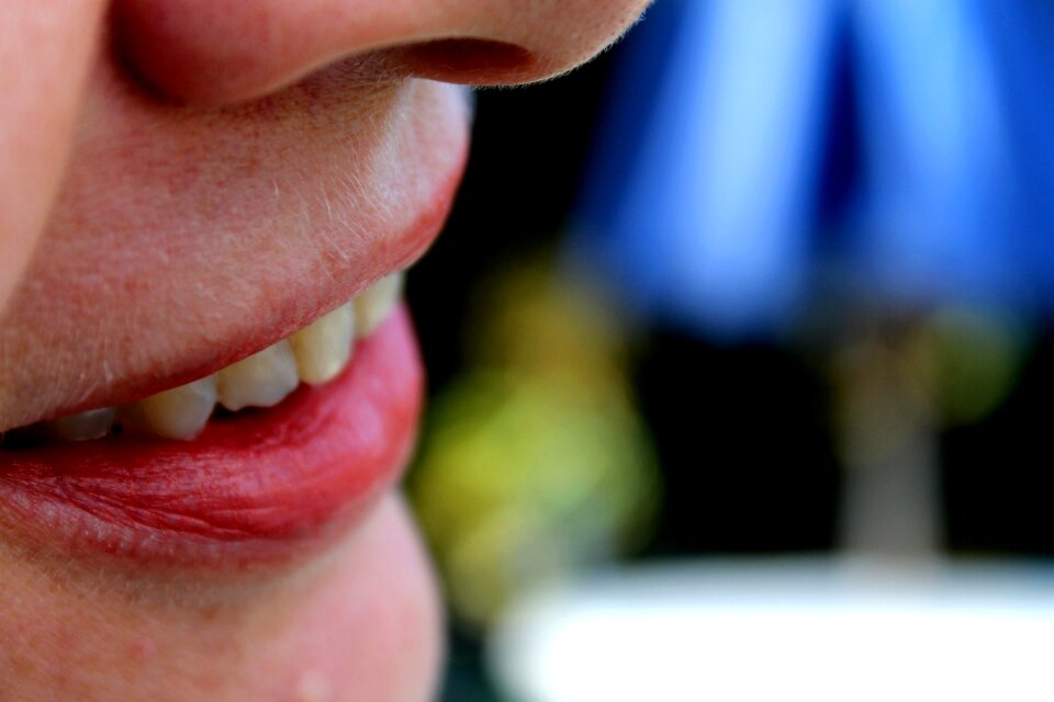 Happiness expression smiling