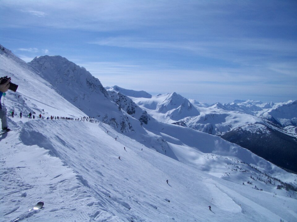 Hill mountains winter photo