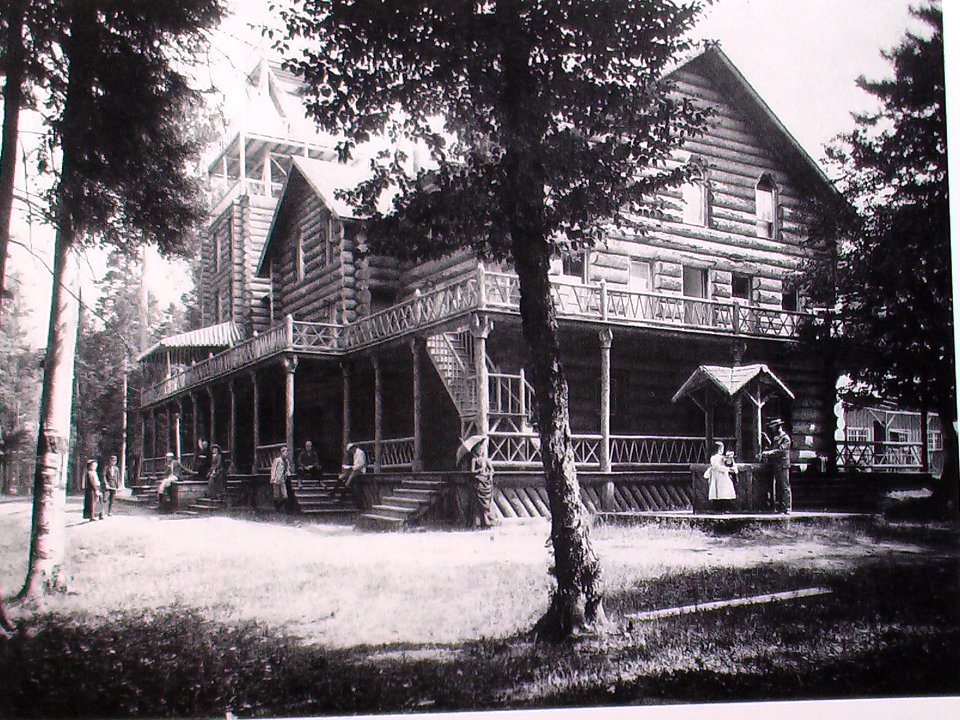 ADIRONDACK LODGE by Seneca Ray Stoddard
