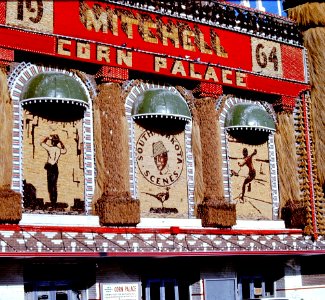 Above the Main Entrance of Mitchell Corn Palace