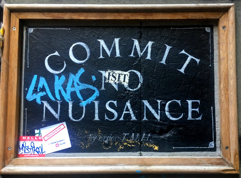 Stop Being a Nuisance