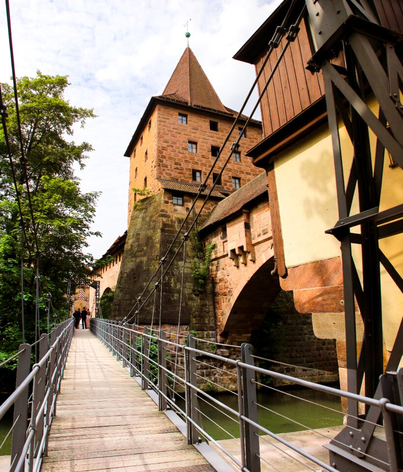 Kettensteg bridge tower