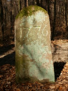 Stone inscribed sign
