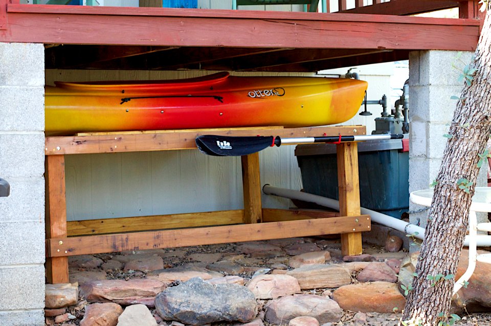 Kayak Parked