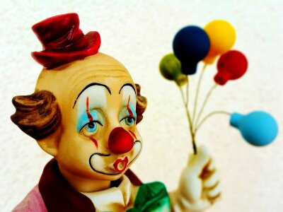 Colorful funny balloons