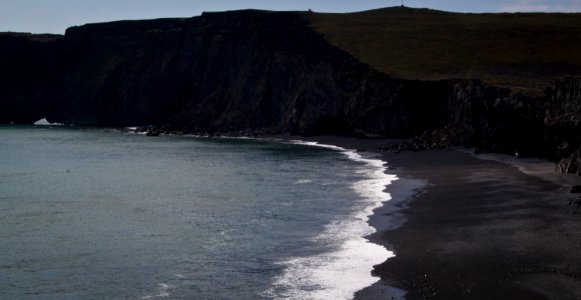 View West from Dyrhólaey cliffs