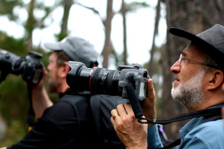 Larry and John Frame a Perfect Shot
