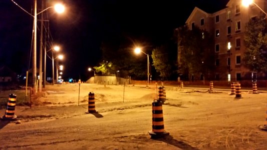 Ion LRT Construction on Charles St East