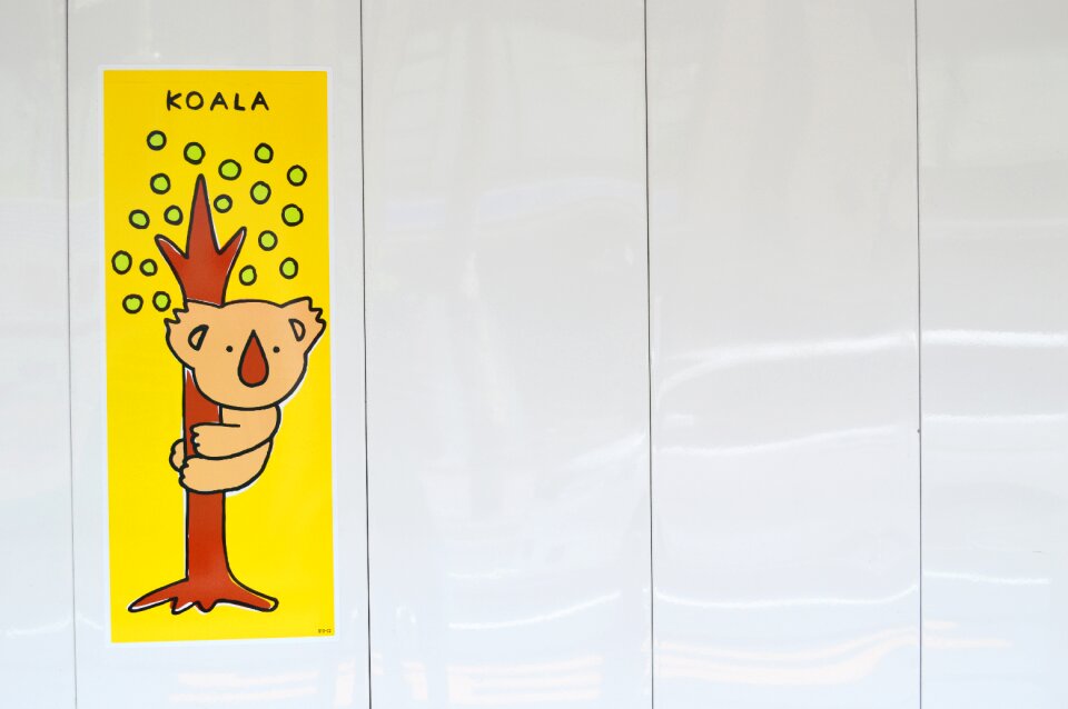 Stiker drawing yellow