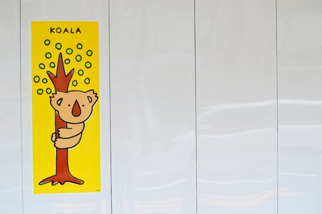 Stiker drawing yellow