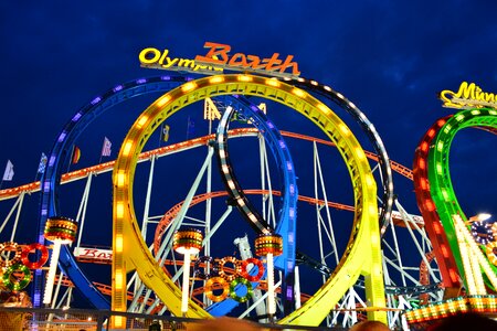 Light looping bahn roller coaster