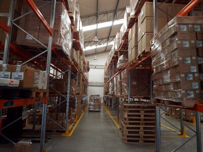 Winery storage warehouse