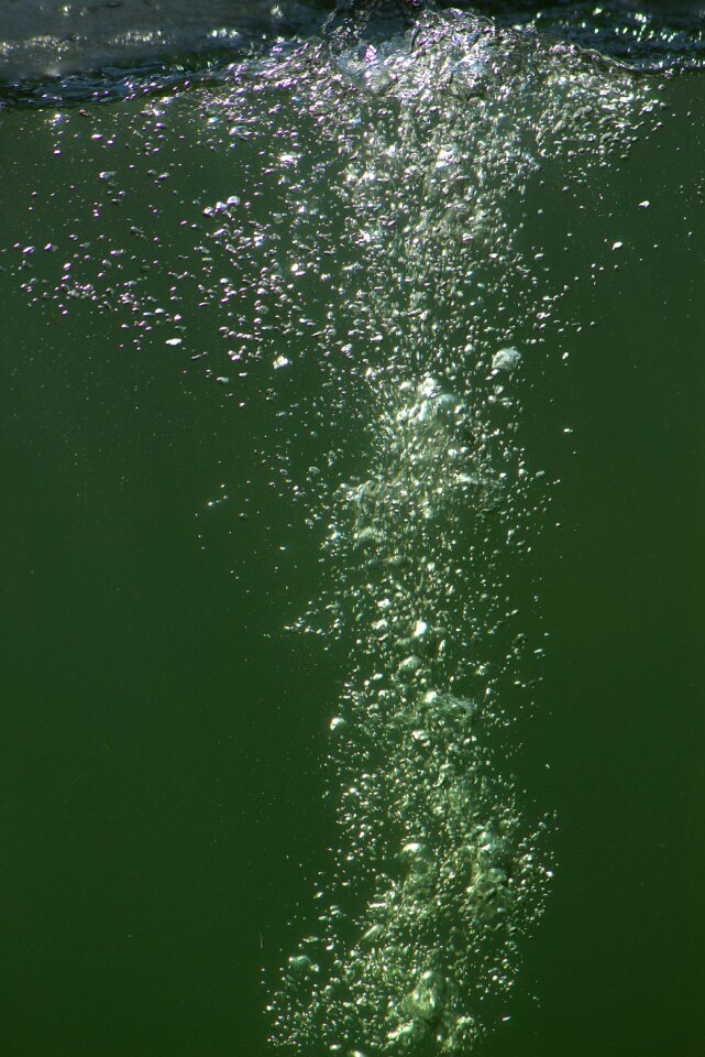 Water air bubbles bubble