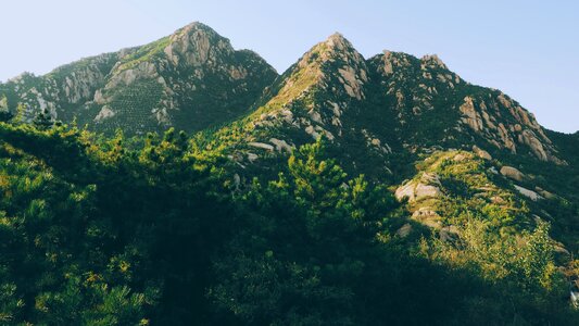 Vegetation steep high photo