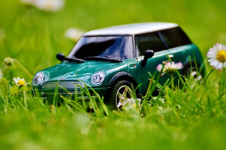 Vehicle mini green photo