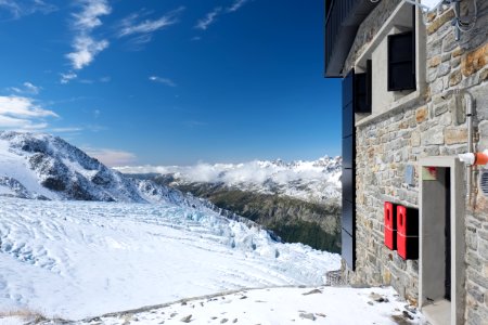 refuge Albert premier (glacier du tour) photo