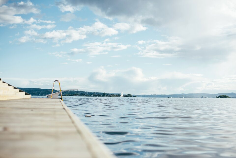 Swimming pool pool blue photo