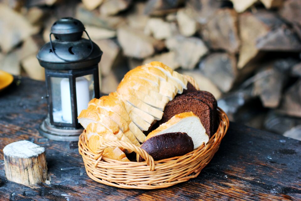 Bread rustic basket