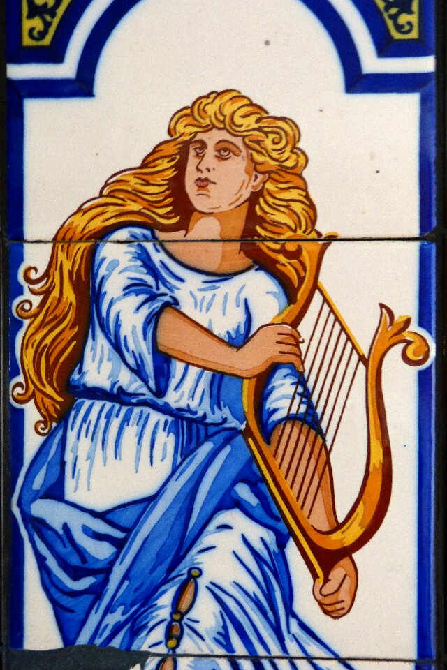 Harp tile instrument