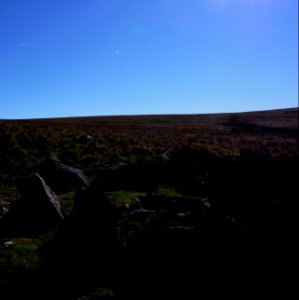 Grim's Grave (Satan's Grave - Folklore) , Langcombe Brook , Dartmoor National Park , Devon, UK