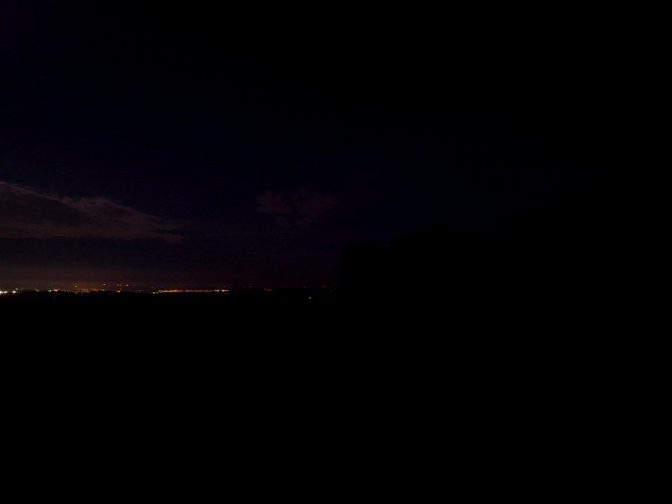 Nightsky from Eylesbarrow Tin Mine , Dartmoor National Park, Devon, UK