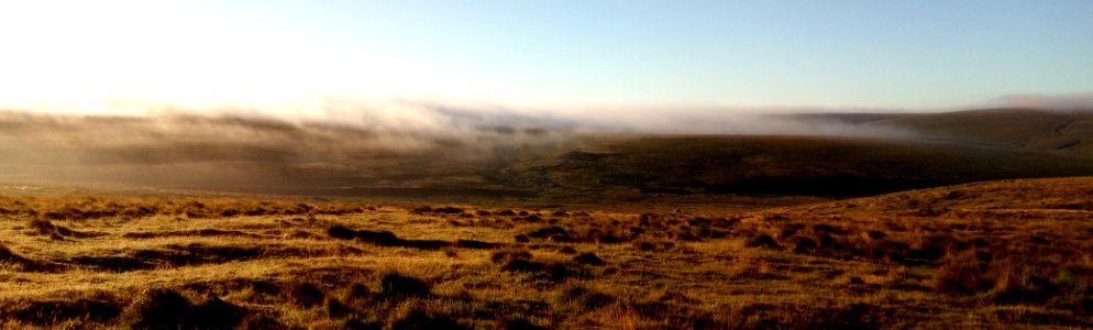 Sunrise , Evil Combe, Sheepstor, Dartmoor National Park , Devon , UK