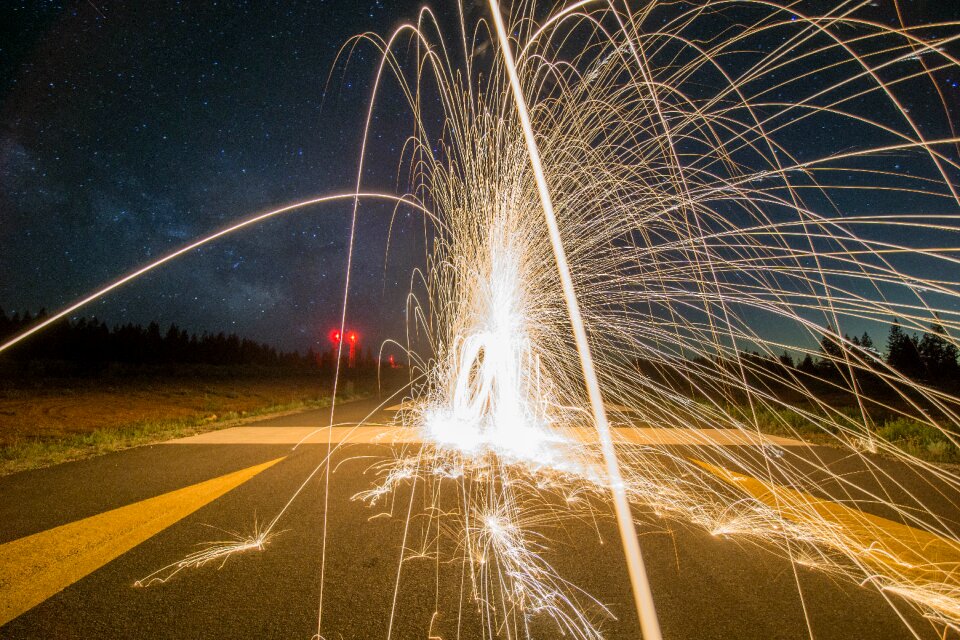 Fire sparks celebration