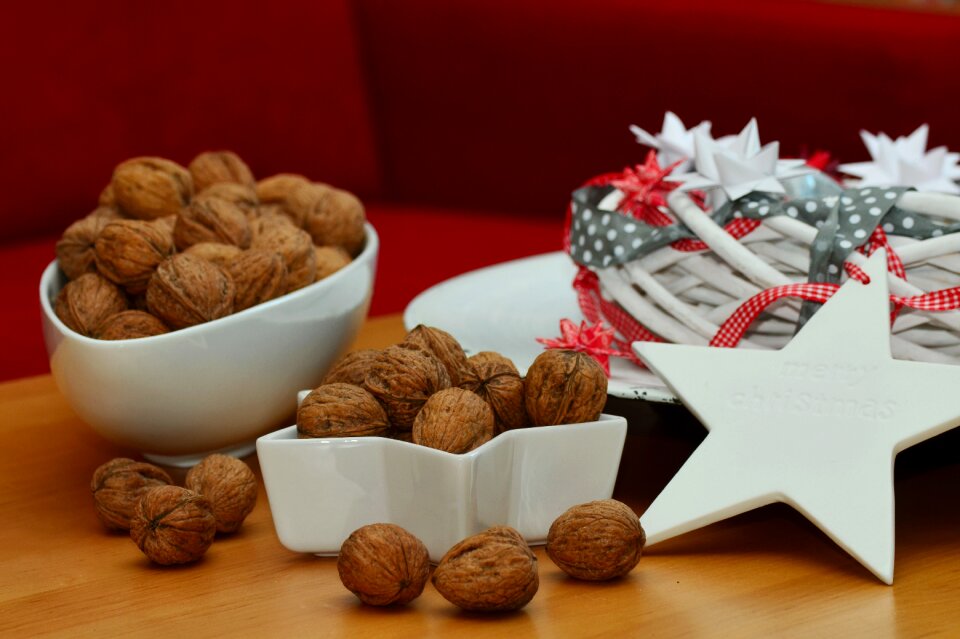 Christmas decoration food fruit bowl
