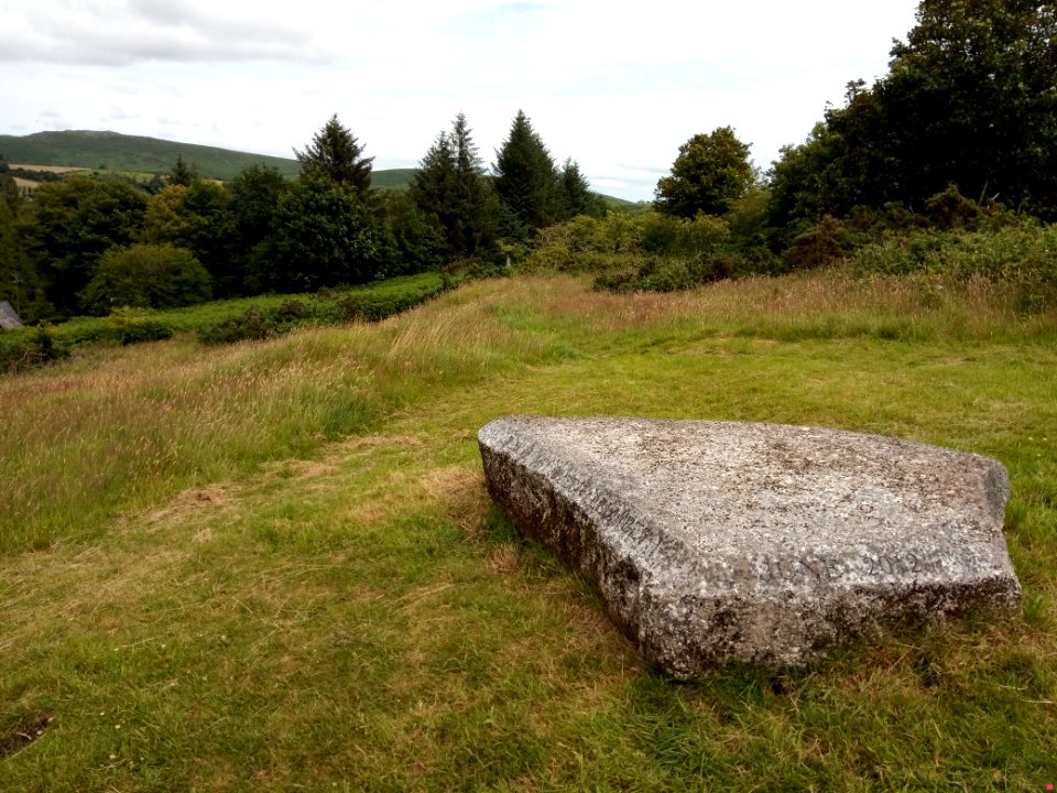 IMG 20200714 143135 Queen Elizabeth II Diamond Jubilee Granite Seat Memorial Stone - Hexworthy - Dartmoor - Devon