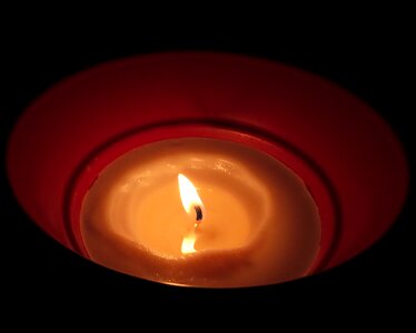 Candlelight burn flame photo