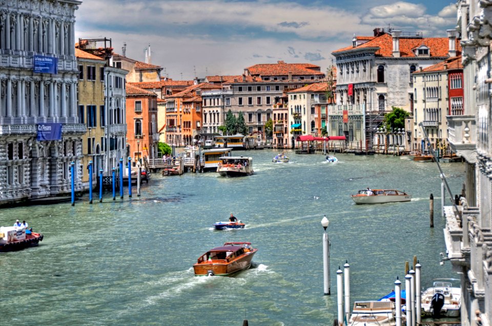 Hotel Ca' Sagredo - Grand Canal - Venice Italy Venezia - photo by gnuckx and HDR processing by Mike G. K.