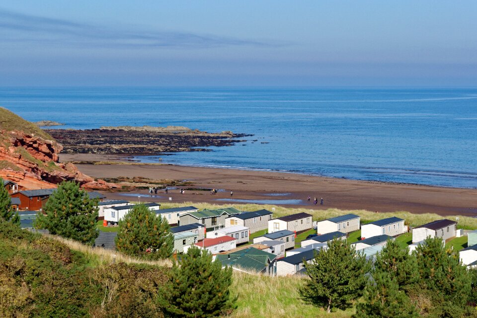 Sea caravan park chalets