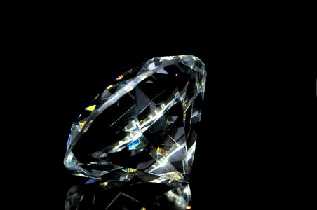 Size facets crystal