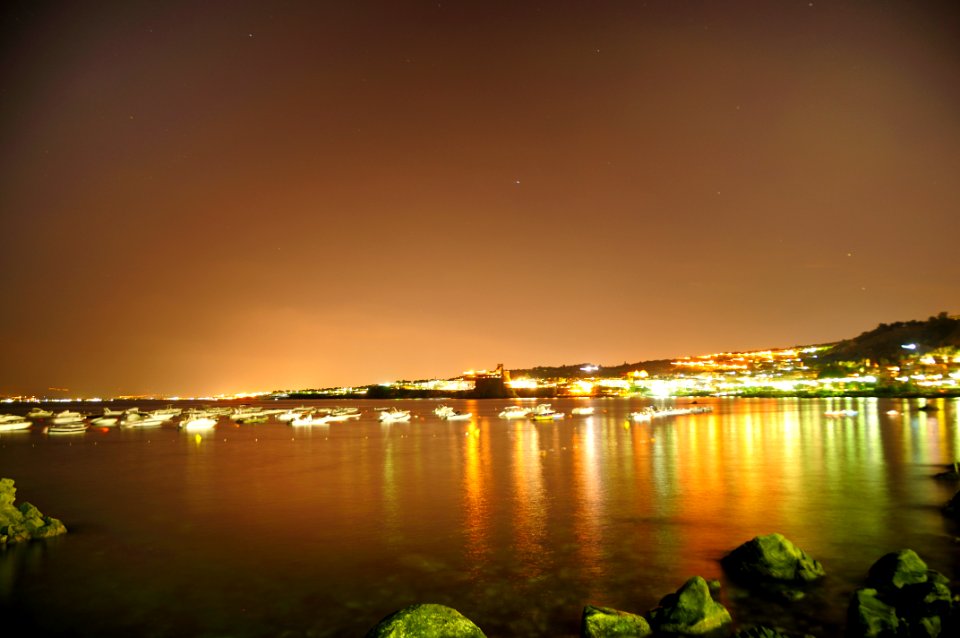 View of Aci Castello across the sea from Acitrezza Sicilia Italy Italia  - Creative Commons by gnuckx