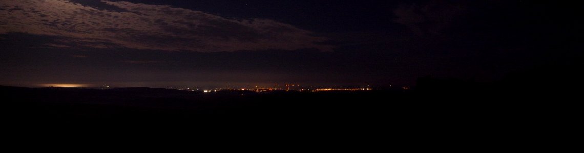 Nightsky from Eylesbarrow Tin Mine , Dartmoor National Park, Devon, UK
