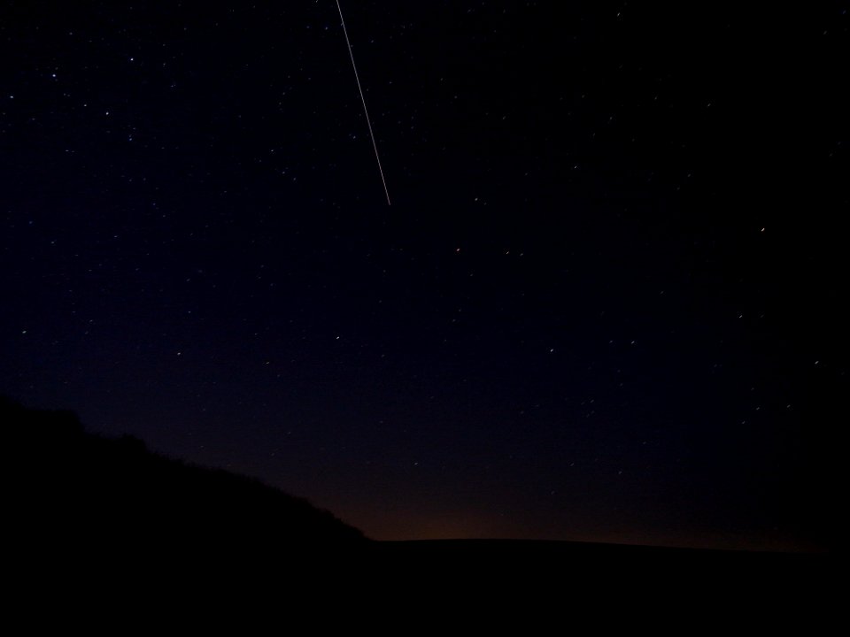 Night Sky from Evil Combe , Dartmoor National Park , Devon, UK