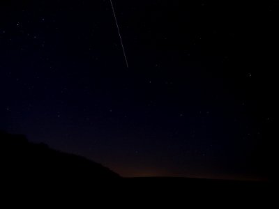 Night Sky from Evil Combe , Dartmoor National Park , Devon, UK