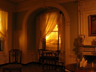 Interior brown window brown room