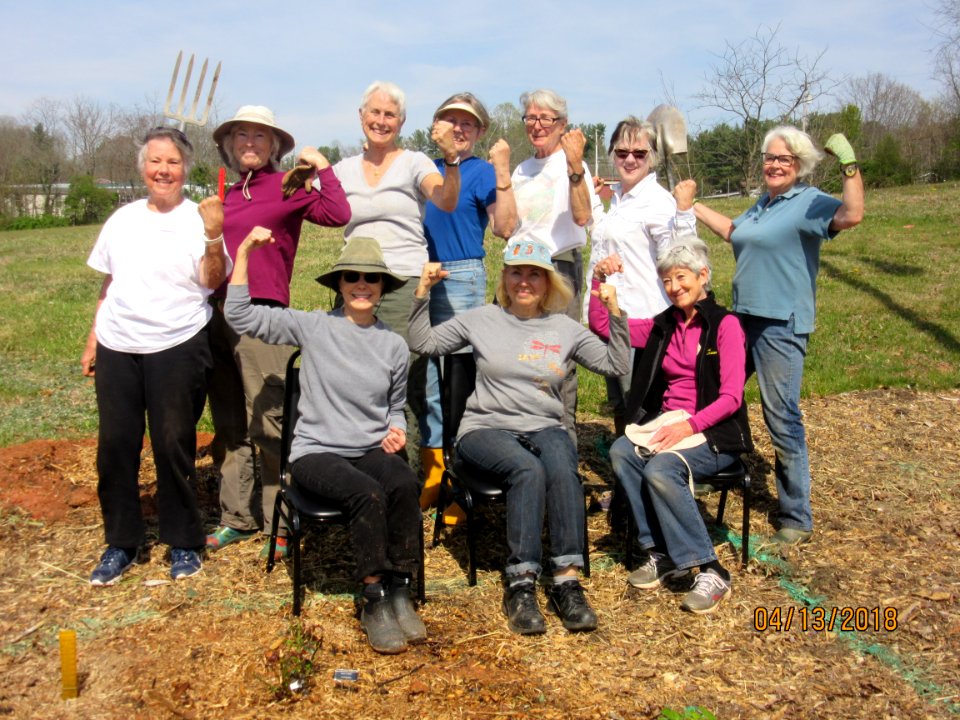 Rose garden crew 4/18-K-Green