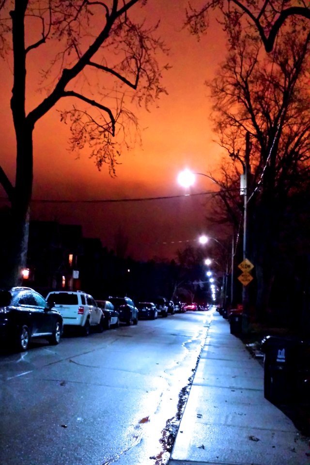 Toronto Street at Night